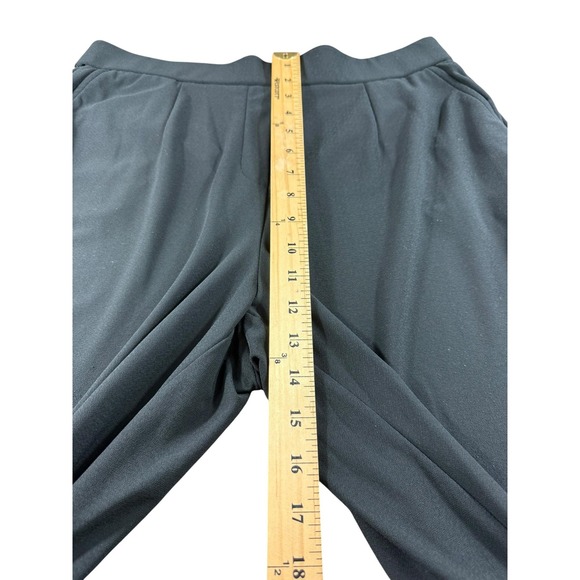 Hilary Radley Pants Womens Large Black Pleated Stretch Pull On Dress Workwear - Picture 6 of 8